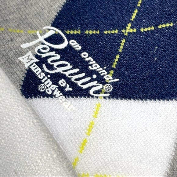 Original Penguin Men’s Dress Casual Argyle Crew Socks Combed Cotton New NWT - Picture 5 of 11